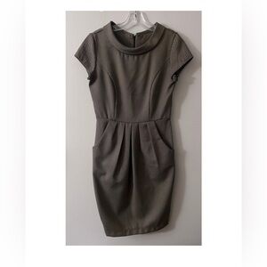 Elegant Tan vintage Women's Dress